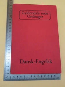 Dansk-Engelsk Ordbog Hermann Vinterberg Og Jens Axelsen Hardback 1967 Gyldedal - Picture 1 of 13