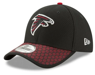 Gorra Atlanta Falcons NFL Sideline New Era 39Thirty negra ajuste flexible M/L Foto 1 de 4