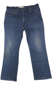 Men's Levi's 517 bootcut blue denim jeans size 38x32(35x30 actual) - Picture 1 of 7