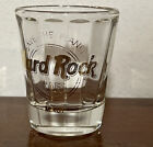 Hard Rock Cafe Shot Glass Save The Planet MAUI Jigger Gold Mancave Barware