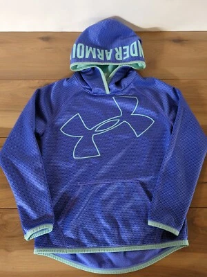 NIÑAS SUÉTER SUDADERA CON CAPUCHA--UNDER ARMOUR TALLA JUVENIL MEDIANO LAVANDA Azul  Foto 1 de 4