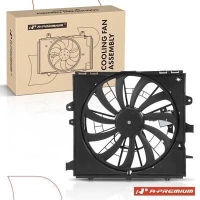 Conjunto de ventilador de refrigeración de radiador A-Premium para Cadillac ATS 2013-2015 CTS 2014-2015 Foto 1 de 4