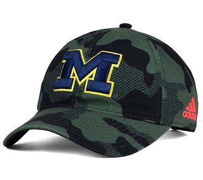 Michigan Wolverines NCAA War Veterans Camo Adjustable Strapback Cap Hat $24 - Image 1 of 4