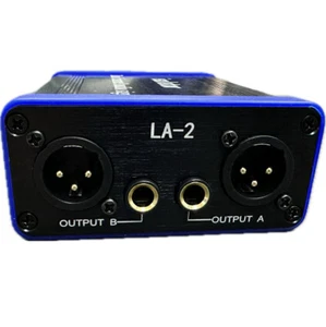 LA2XS Audio Isolator Ground Loop Isolator Supports 6.5MM XLR Cables/2CH Signal - Picture 1 of 5
