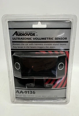 VINTAGE FACTORY SEAL Audiovox Ultrasonic Volumetric Sensor AA-9136 Auto Security - Image 1 of 4