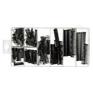 114pc Compression Spring Extension Tension Extended Springs Coil Black Finish - Picture 1 of 3