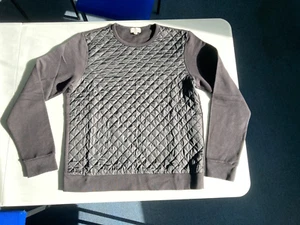 BNWOT Club Monaco Men’s Quilted Front Jumper sweatshirt Size L - Picture 1 of 5