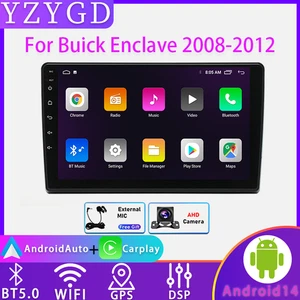 For 2008-2012 Buick Enclave GPS Carplay Radio Multimedia Stereo Android Navi FM - Picture 1 of 19