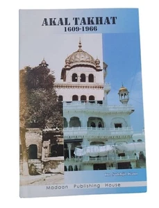 Akal Takhat 1609 - 1966 History by Dr. Sukhjit Kaur in English Sikh Book MP New - Picture 1 of 12