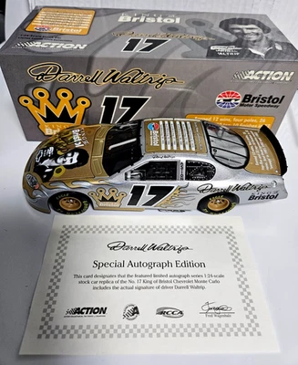2004 Michael Waltrip #17 King of Bristol Autographed 1/24 Nascar - Image 1 of 4