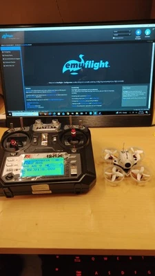 Tiny Whoop Fpv Drone Uruav Custom Built Flysky Fs- I6 X Transmitter incl Battery - Image 1 of 4