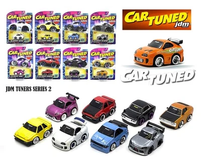 CarTuned Series 2 JDM Tuners Assortment Set of 8 Cars 1/64 - Image 1 of 3