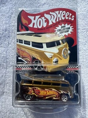 Autobús de arrastre Volkswagen T1 2011 edición coleccionista Hot Wheels Kmart correo, 3 de 4 Foto 1 de 2