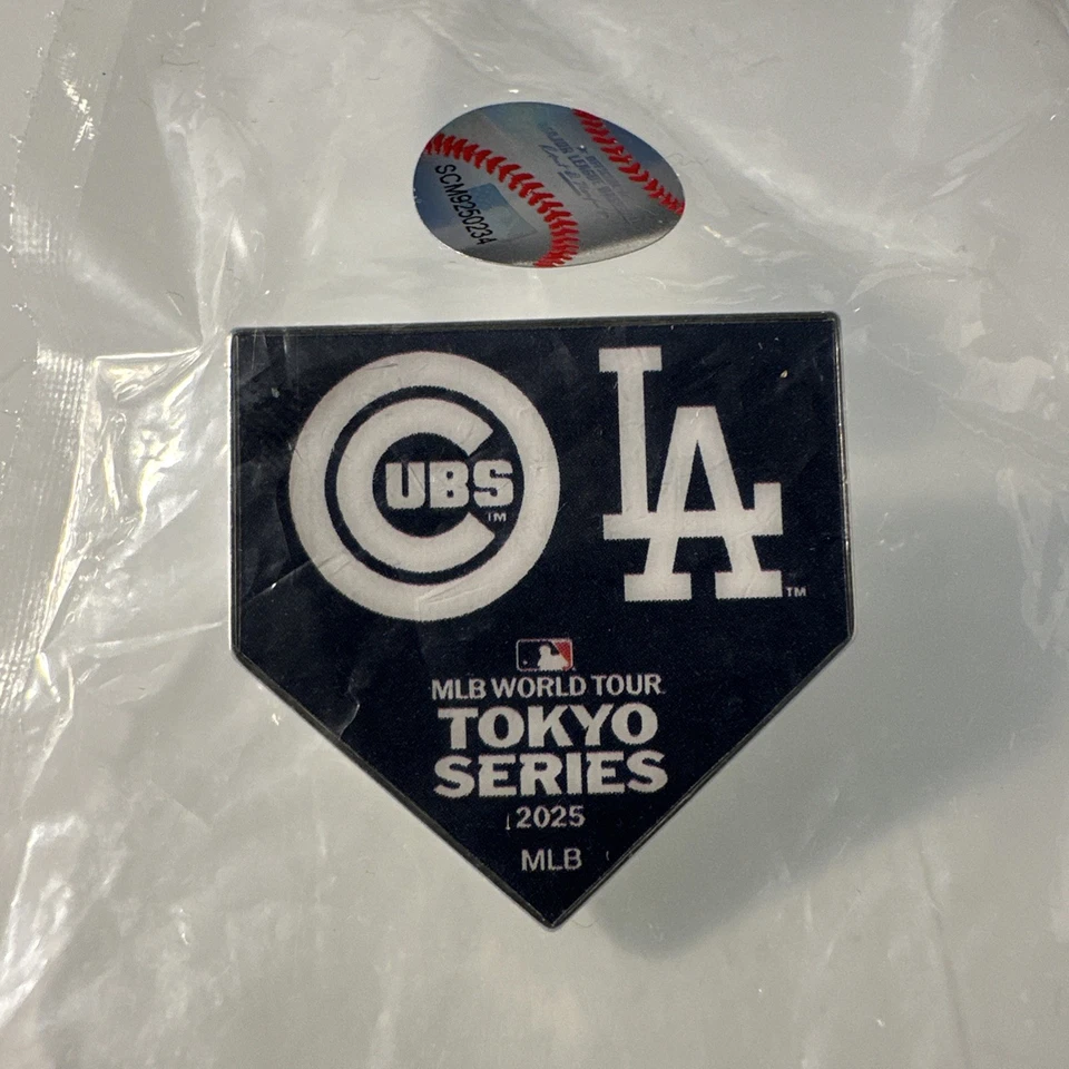2025 Cubs Vs Dodgers Tokyo Series Pin - Image 1 of 1