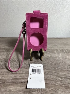 Coach Rosa Wildleder Mini iPod Hülle Neu - Bild 1 von 9
