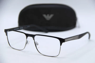 NUEVOS ANTEOJOS EMPORIO ARMANI EA 1061 3001 MONTURA AUTÉNTICA METAL NEGRO 55-17 Foto 1 de 4