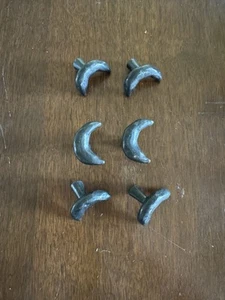 Crescent Moon Drawer Pulls Black - Picture 1 of 1