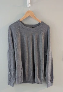 Nuevo con etiquetas Suéter Banana Republic Hilo Merino Italiano por Baruffa Gris Para Hombre’s L - Imagen 1 de 5