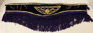 Renaissance Festival Re-enactment Clothing Harem Gypsy Belt Handmade Purple - Picture 1 of 12