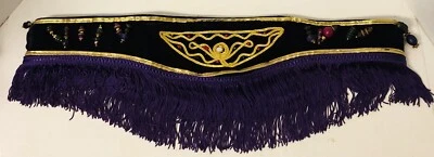 Renaissance Festival Re-enactment Clothing Harem Gypsy Belt Handmade Purple - Image 1 of 4