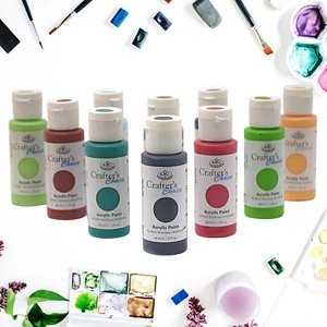 Royal & Langnickel Crafter's Choice Acrylic Paint 59ml 100+ Colours - Picture 1 of 109