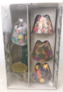 Vintage 1990's Spin Shades Revolving Lamp Shades On Electric Candle - Picture 1 of 8