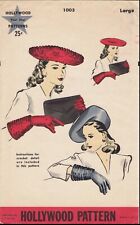 Vintage Sewing PATTERN, 1940s Hollywood Patterns, F-6700 1026, One