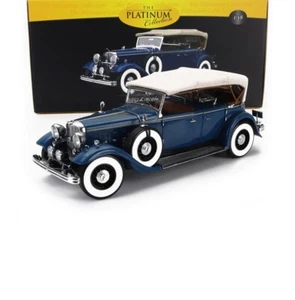 Ford Estados Unidos 1932 Lincoln KB Cabriolet cerrado Dido azul escala 1:18 - Imagen 1 de 7