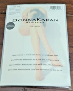 NEW Donna Karan Hosiery The Nudes Control Top Plus Petite charcoal pantyhose A19 - Picture 1 of 2