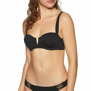 BILLABONG Damen Ladies Schwarz Schwimmen S.S Miami Bügel Bikini BH Oberteil | XS - Bild 1 von 4