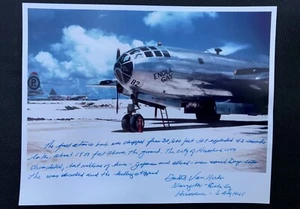Enola Gay Thomas Wilson Ferebee signed picture Bombardier Atomic Bomb Hiroshima - Picture 1 of 2
