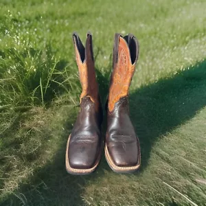 ARIAT HERREN QUICKDRAW SQUARE ARE TOE WESTERNSTIEFEL GRÖSSE (10D) - Bild 1 von 17