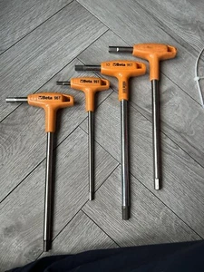 Juego de 4 barras en T con mango naranja Beta Tools alto par 96T/S - Imagen 1 de 2