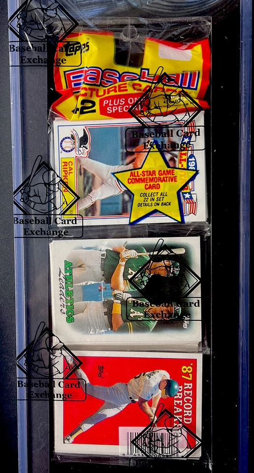 1988 Topps Baseball Rack BBCE 2x Mark McGwire Top Bash Brothers Canseco Ripken - Image 1 of 2