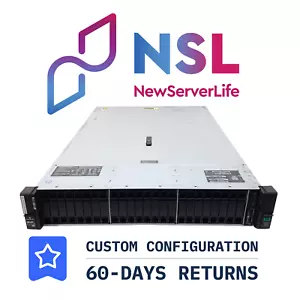 HP ProLiant DL380 Gen10 24SFF 36 Kerne 2,3 GHz 2x Gold 6140 256GB P408i-a 4xRJ45 - Bild 1 von 3