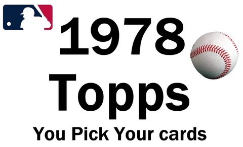 You Pick Your Cards ⚾ 1978 Topps (350-555) B ⚾ Baseball Set Builder card ⚾ Cover