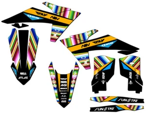 Kit de gráficos XCF SERAPE 2023-2024 negro Senge compatible con KTM - Imagen 1 de 10