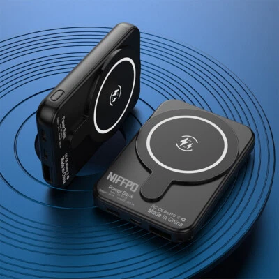 Bateria magnética 5000mAh Power Bank MagSafe para iPhone 16/15/14/13 Pro Max - Imagem 1 de 4