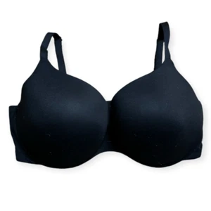 AUDEN Women's Black Lightly Lined Underwire Demi Bra Size 40D - Picture 1 of 3