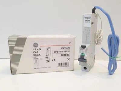 GE Modular Plus, 40A 30mA type C RCBO, MCB/RCD 605027 DPE100 C40/030 NEW - Image 1 of 4