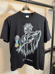 Warren Lotas Time Is Precious T Shirt Black Size Small - Picture 1 of 4