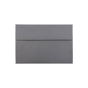 JAM Paper A8 Invitation Envelopes 5.5 x 8.125 Dark Grey 36396435 - Picture 1 of 2