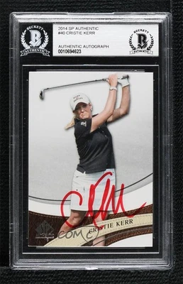 BAS 2014 SP Authentic Cristie Kerr #40 Authentic Auto - Image 1 of 2