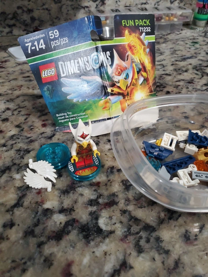 LEGO Dimensions 71232 Legends of Chima Eris Eagle Interceptor Kit de Construcción Foto 1 de 1