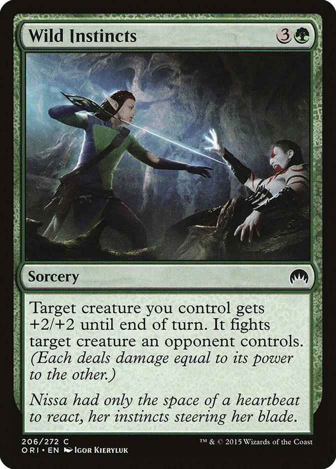Wild Instincts [Magic Origins] (ORI 206) Near Mint - Image 1 of 1