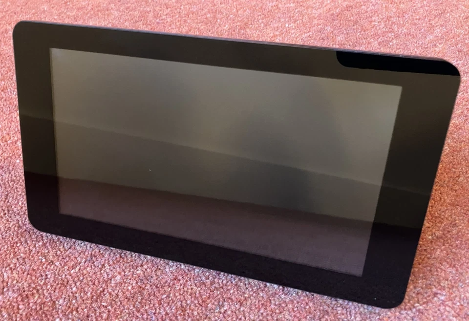 Raspberry Pi Official 7" Touch Screen LCD with frame and white supports/feet - Image 1 of 4