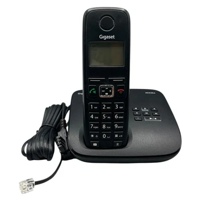 Gigaset AS320 Festnetztelefon Mobilteil AS320A Anrufbeantworter Basisstation - Bild 1 von 4