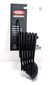OXO Good Grips 7-Piece Measuring Spoons Set Black Snap-Together Design BPA-Free  - Picture 1 of 4