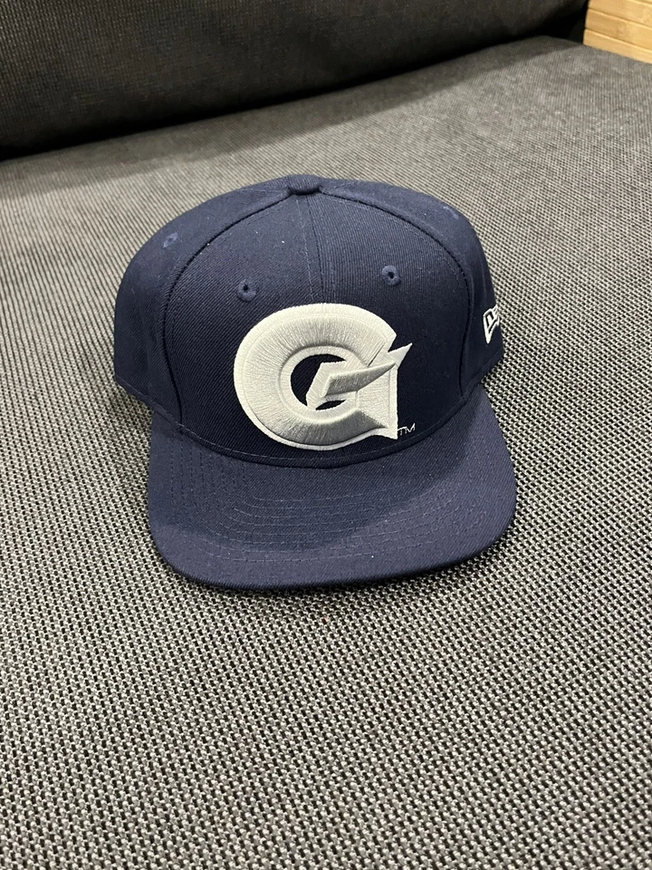 Sombrero New Era Georgetown Hoya Logo Snapback Azul Marino Verdadero Foto 1 de 4