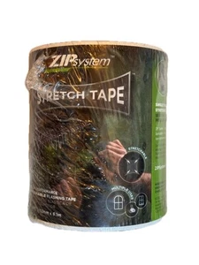 Huber ZIP System Linered Stretch Flashing Tape 6" x 20' Composite Acrylic Black - Picture 1 of 2